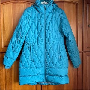Moosejaw hooded down jacket